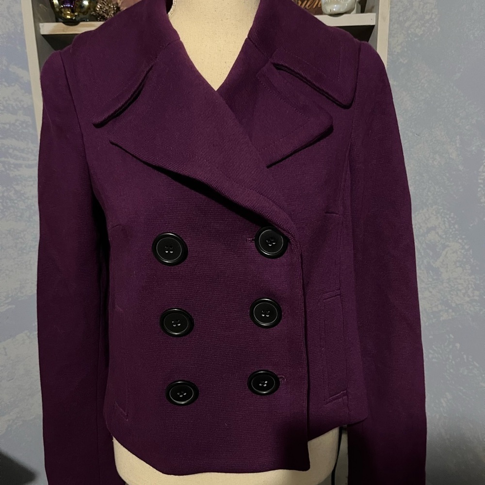 Inc purple jacket small double breasted - Picture 2 of 12